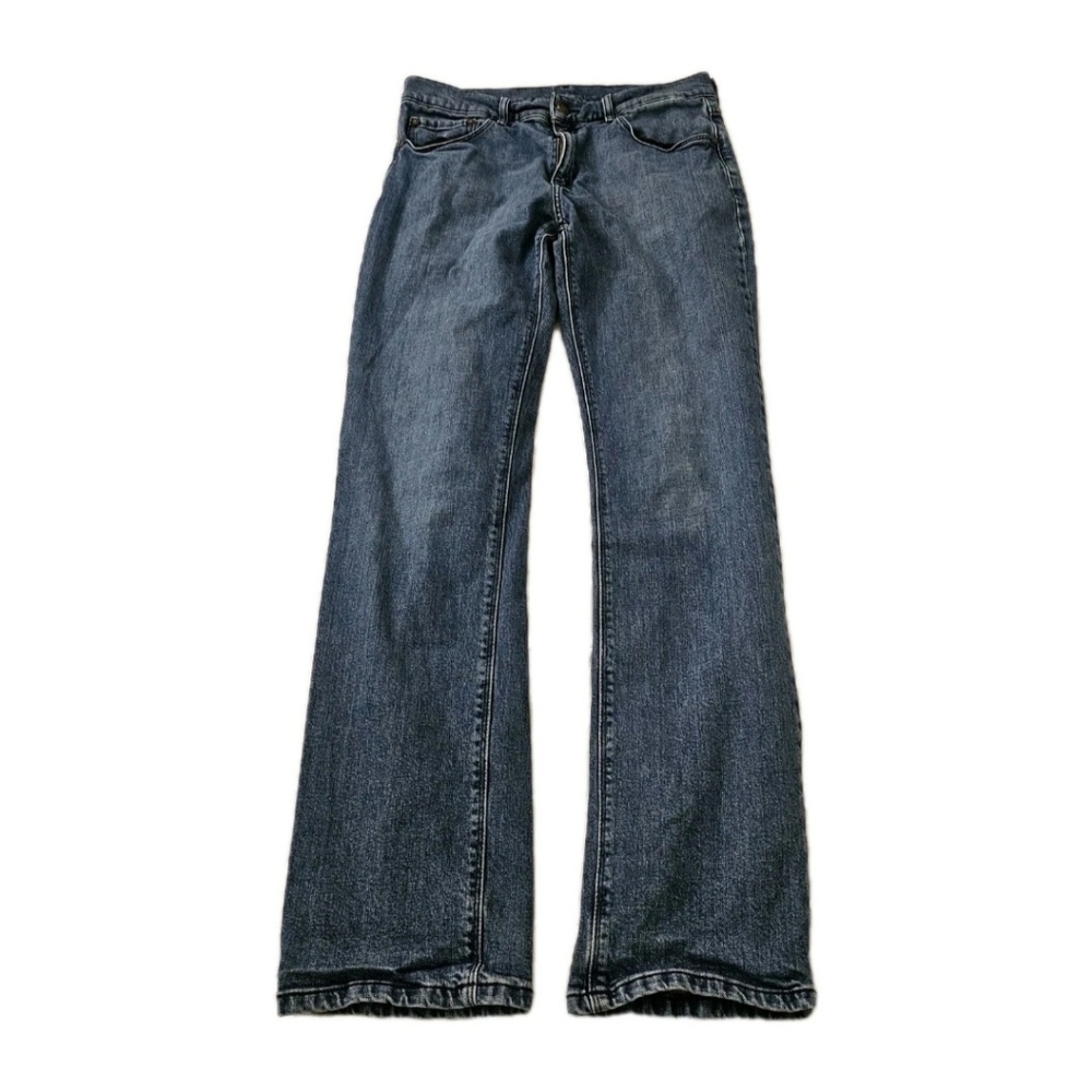 Mott & Bow Jeans Mens 33 x 34 Blue Straight Stretch Denim 33 Inseam Casual